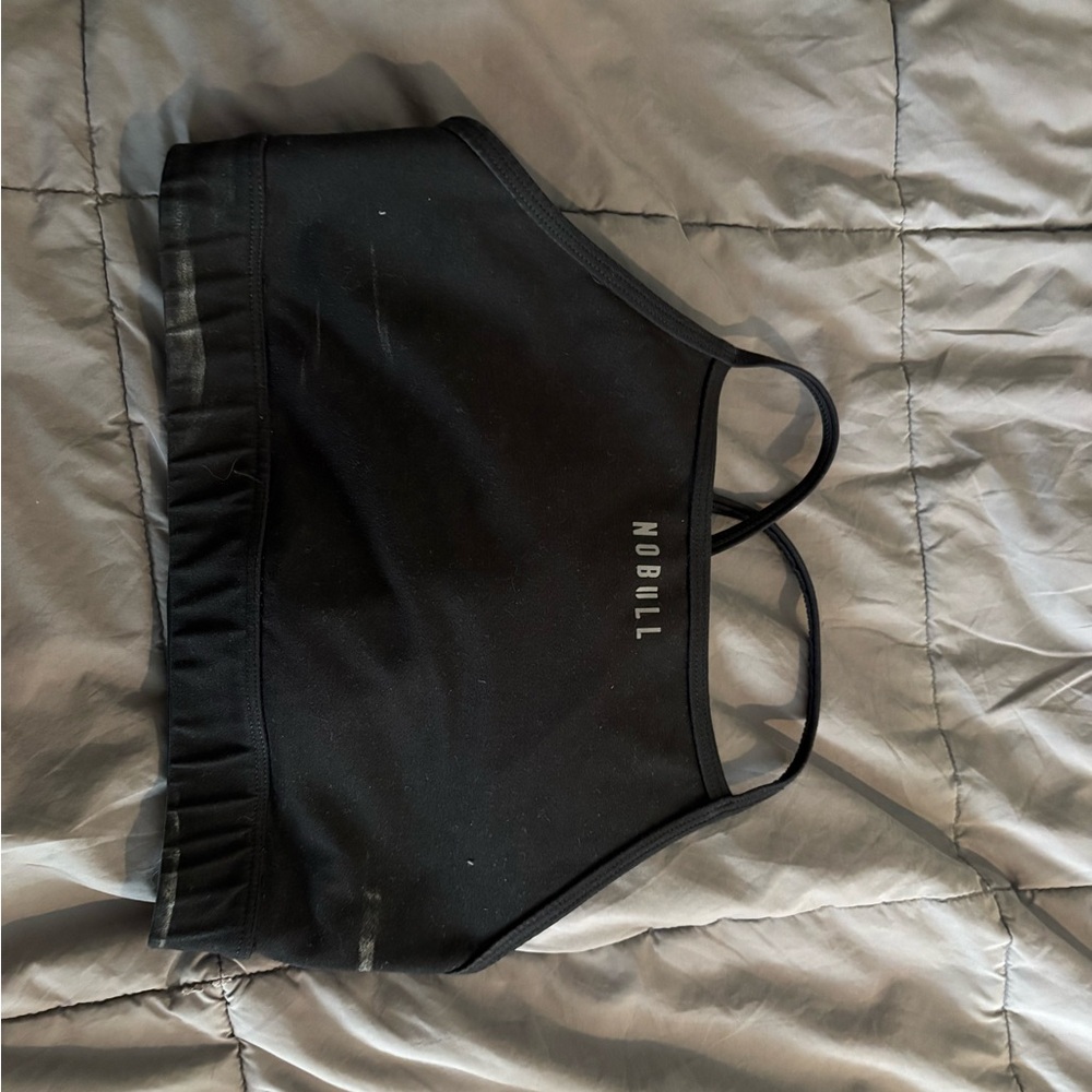 NOBULL Womens Sports Bra, High Neck. Size Medium. Black.